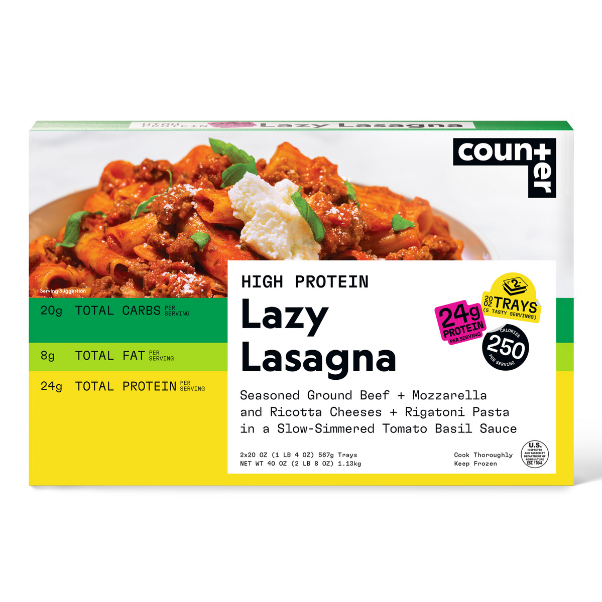 Club Pack Lazy Lasagna – Counter