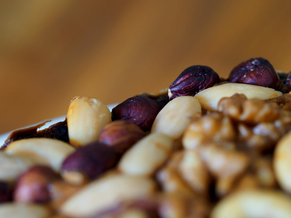 brown and black beans in macro shot