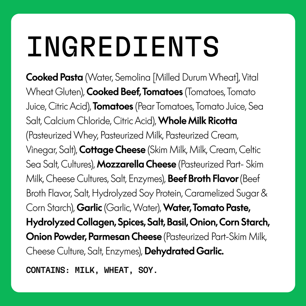 Lazy Lasagna - Multi Serve