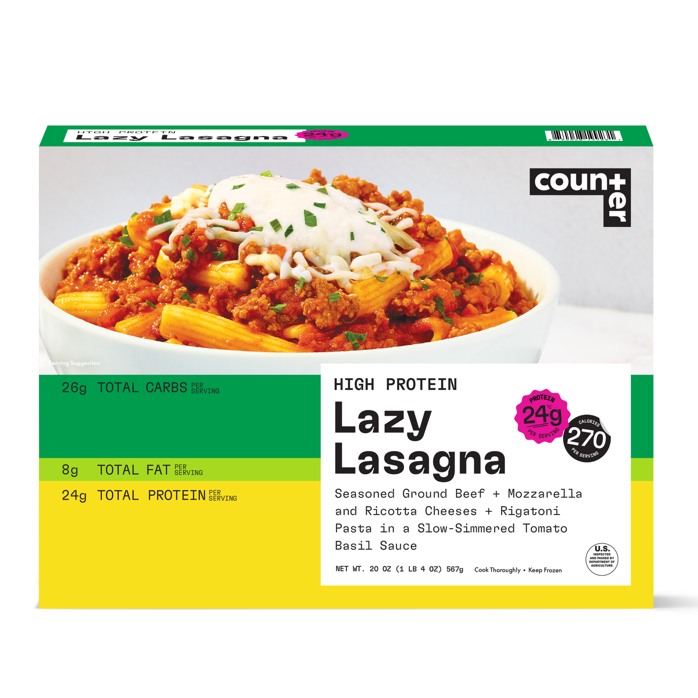 Counter Lazy Lasagna Club Pack | 24g Protein/Serving | Costco & Sam's